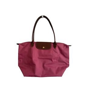 Longchamp Le Pliage Pink Tote Bag Purse Nylon Shoulder Bag - Light Corner Wear